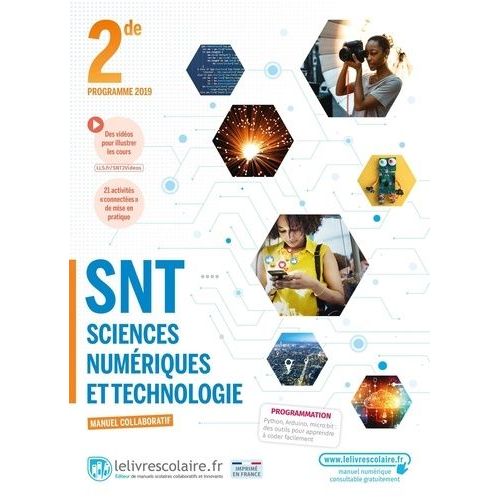 Snt Sciences Numériques Et Technologie 2de - Manuel De L'élève