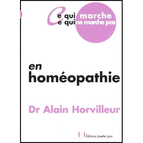 En Homeopathie