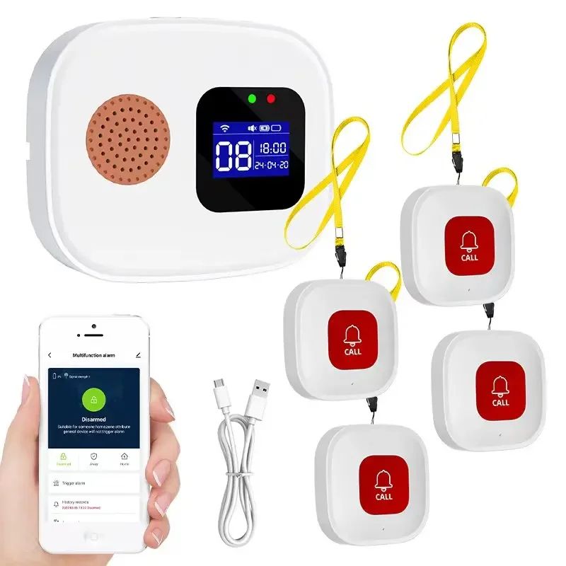 Systeme Alarme SOS Wifi Personnes Agees Malades, Modele: D