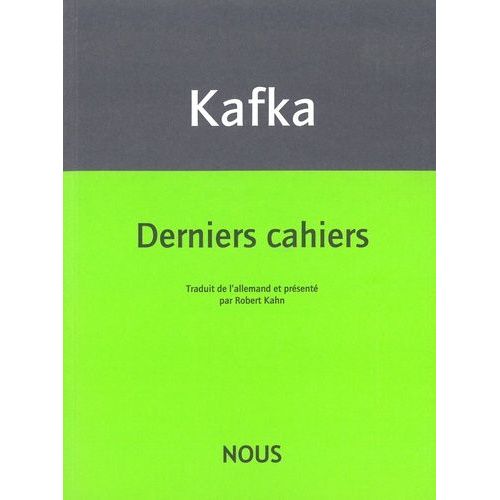 Derniers Cahiers (1922-1924)