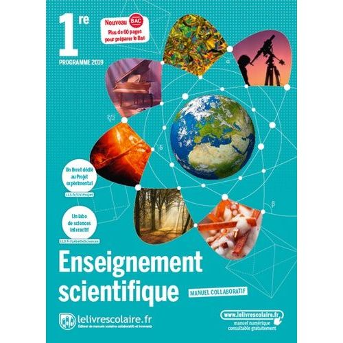 Enseignement Scientifique 1re - Manuel De L'élève