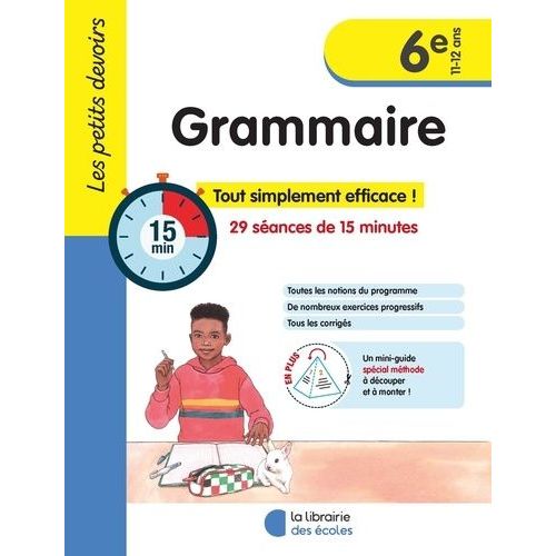 Grammaire 6e - 29 Séances De 15 Minutes