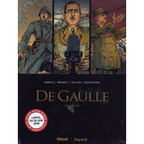 De Gaulle - Coffret En 3 Volumes : Tomes 1 À 3 - Avec En Cadeau L'affiche De L'appel Du 18 Juin 1940