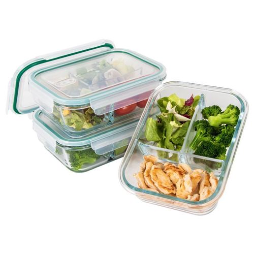 Ensemble de boite à repas en verre 3 pièces Classbach C-FHDM4021G