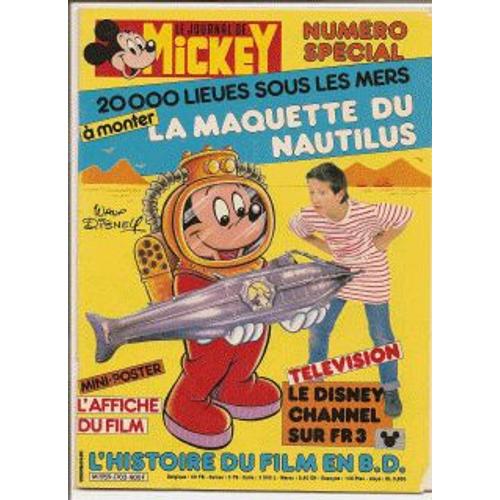 Le Journal De Mickey N° 1702 : La Maquette Du Nautilus