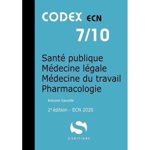 Santé Publique - Médecine Légale - Médecine Du Travail - Pharmacologie