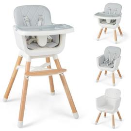 Chaise haute bébé pliable bois naturel – Roba;