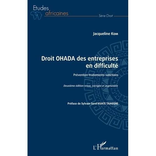 Droit Ohada Des Entreprises En Difficulté