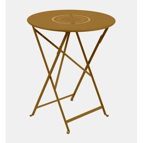 Fermob - Table Floreal - D2 Pain D'épices - Ø 60 Cm - Bronze