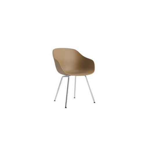 Hay - Chaise About A Chair Aac 226 - Clay 2.0 - Aluminium Poli - Patins Standards En Plastique - Marron
