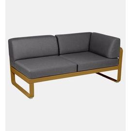 Fermob - Module D'angle Droit Bellevie - D2 Pain D'épices - Gris Graphite - Bronze
