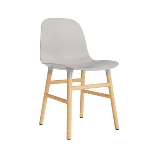 Normann Copenhagen - Chaise Form Avec Structure En Bois - Normanncopenhagenformwarmgrey - Chêne - Gris