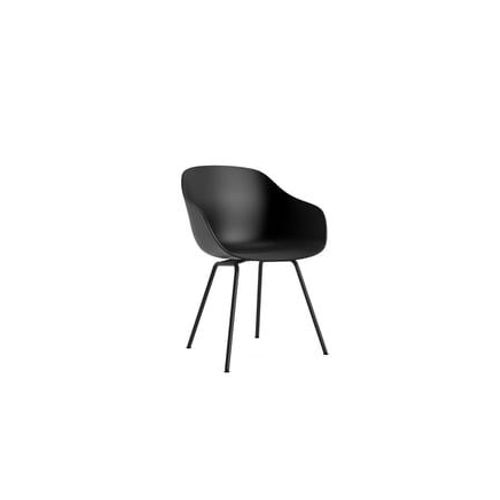 Hay - Chaise About A Chair Aac 226 - Black 2.0 - Noir - Patins Standards En Plastique - Noir