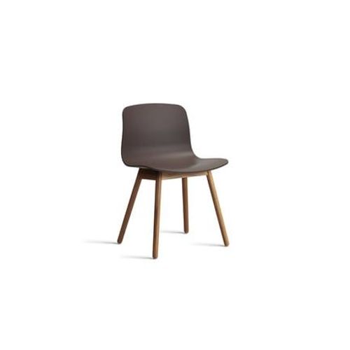 Hay - Chaise About A Chair Aac 12 Noyer - Raisin 2.0 - Patins En Feutre - Violet