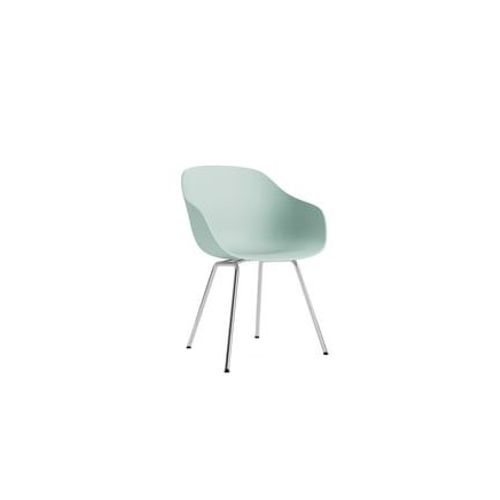 Hay - Chaise About A Chair Aac 226 - Dusty Mint 2.0 - Aluminium Poli - Patins Standards En Plastique - Vert