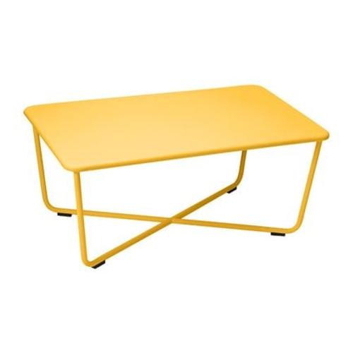 Fermob - Table Basse Croisette - C6 Miel Structure - Jaune