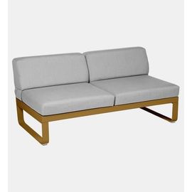 Fermob - Module 2 Places Milieu Bellevie - D2 Pain D'épices - Gris Flanelle - Bronze
