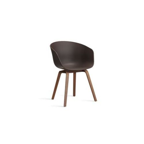 Hay - Chaise About A Chair Aac 22 Noyer - Raisin 2.0 - Patins En Feutre - Violet