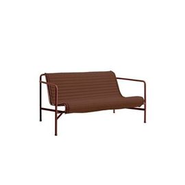 Hay - Coussin D'assise Pour Le Banc Palissade Lounge - Rouge Fer - Rouge