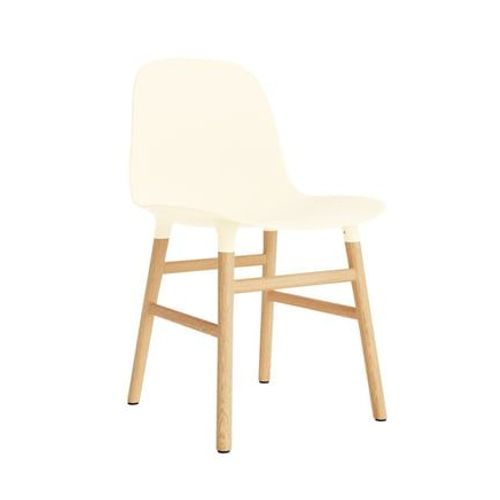 Normann Copenhagen - Chaise Form Avec Structure En Bois - Normanncopenhagenformcream - Chêne - Beige