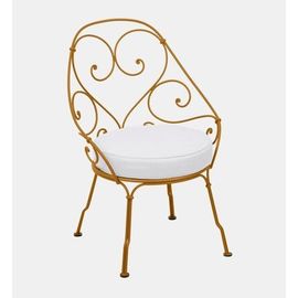 Fermob - Fauteuil 1900 Cabriolet - blanc grisé - D2