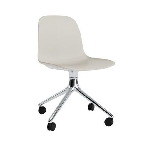 Normann Copenhagen - Chaise Form Pivotante - Normanncopenhagenformlightgrey - Aluminium - Gris