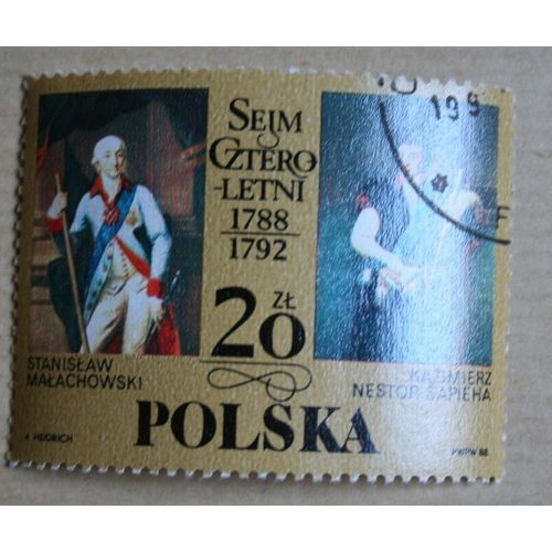 Timbre Oblitéré Pologne