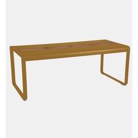 Fermob - Table Bellevie Avec Rangement - D2 Pain D'épices - Bronze