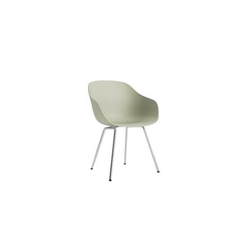 Hay - Chaise About A Chair Aac 226 - Pale Peach 2.0 - Aluminium Poli - Patins Standards En Plastique - Vert