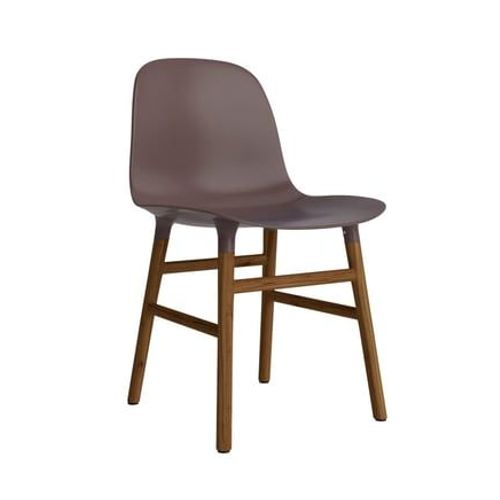 Normann Copenhagen - Chaise Form Avec Structure En Bois - Normanncopenhagenformbrown - Noyer - Marron