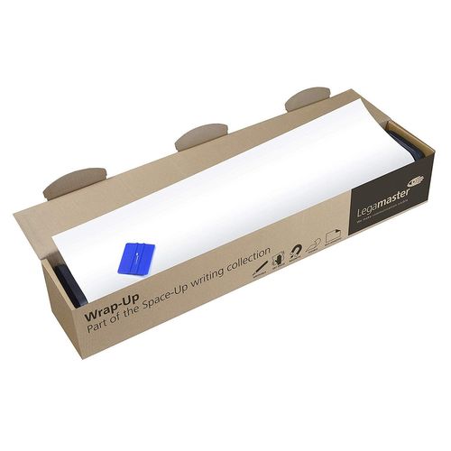 Legamaster 7-106201 Wrap-Up Film De Tableau Blanc Magnétique Pour Surfaces D'écriture Continues Format Xl 150 X 101 Cm
