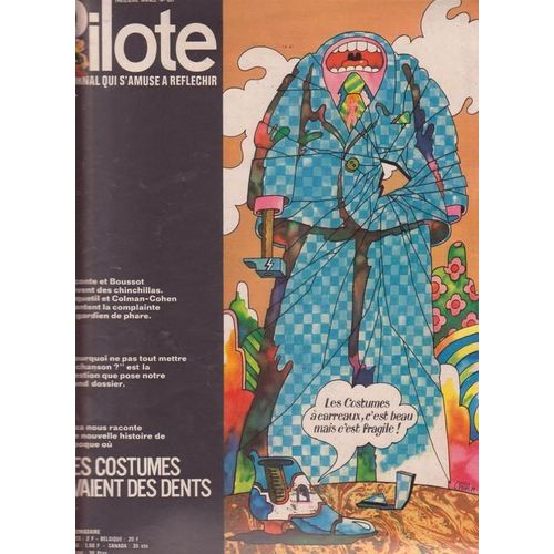 Hebdomadaire Pilote N° 627 : Les Costumes Avaient Des Dents