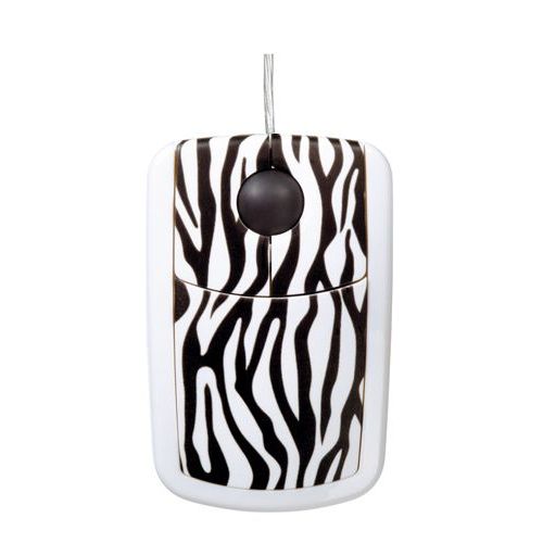 Pat Says Now : Zebra - Souris optique - 800 dpi  - USB/PS2