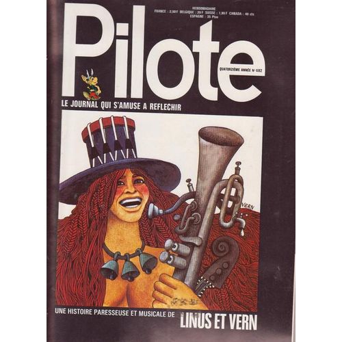 Hebdomadaire Pilote N° 682 : Une Histoire Paresseuse Et Musicale De Linus Et Verne