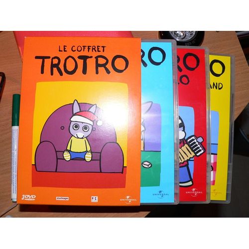 Le Coffret Trotro - Trotro Est Rigolo + Trotro Est Trop Gourmand + Trotro Dessine