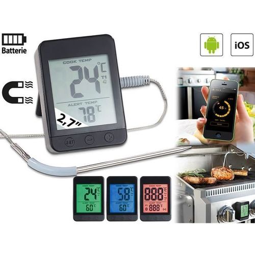 Thermomètre De Cuisson Bluetooth 4.0 Avec App - 1 Sonde