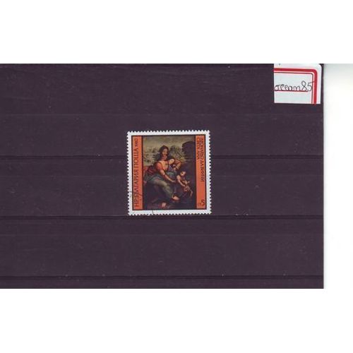 Bulgarie 1980 : Hommage À Léonard De Vinci. Tableau Sainte-Anne - Timbre Oblitéré