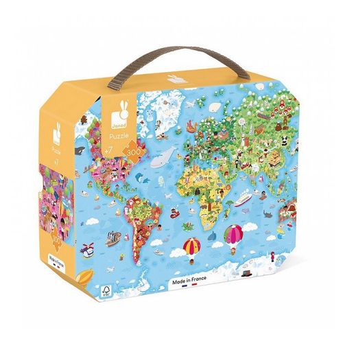 Puzzle Geant Du Monde - 300 Pcs