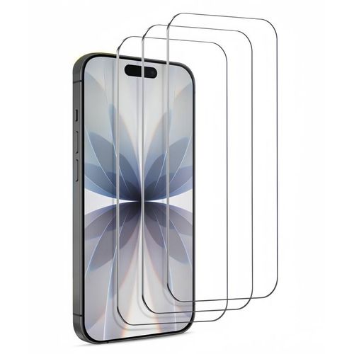 Hqselection® Lot De 3 Verres Trempés Pour Iphone 17, 17 Pro (6,3?). Film De Protection D'écran Transparent - Anti Rayures - Ultra Résistant Dureté 9h