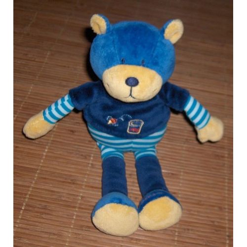 Doudou Chat Bleu Catimini  30cm