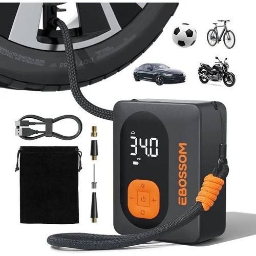 Compresseur À Air Portatif 10bar Gonfleur Pneus Voiture - Mini Pomp...