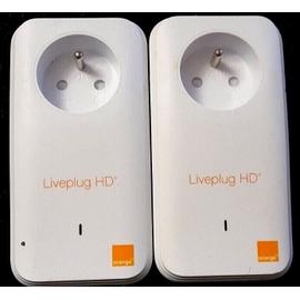 Orange Liveplug HD+ duo - Pont - HomePlug 1.0 (pack de 2)