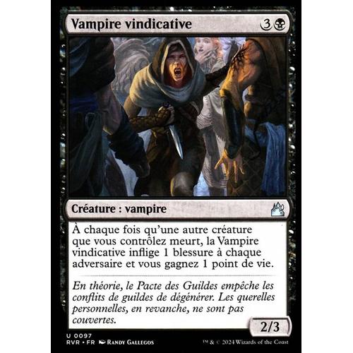 Vampire Vindicative - Magic - Ravnica Remastered Vf - U - 97