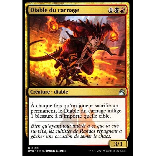 Diable Du Carnage - Magic - Ravnica Remastered Vf - U - 199