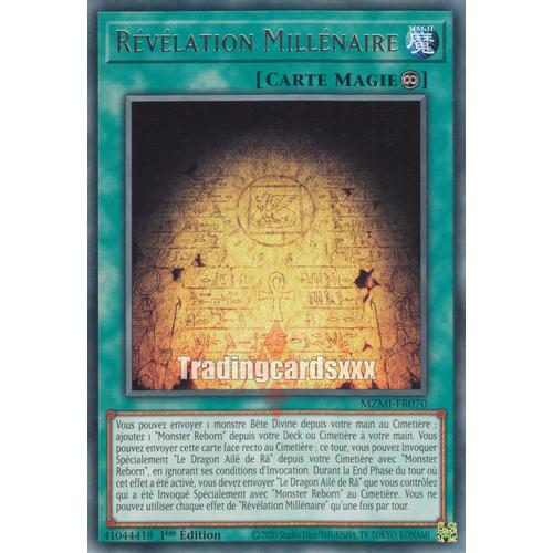 Yu Gi Oh Mzmi Fr070 Révélation Millénaire Rare