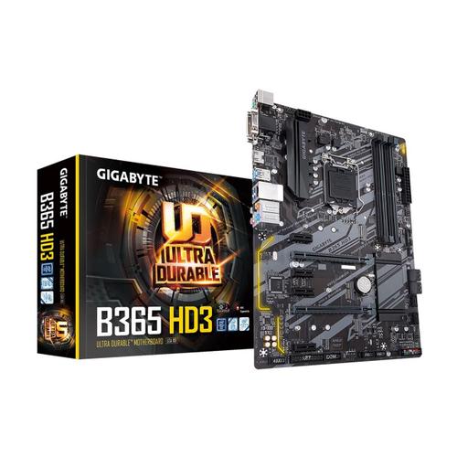 GIGABYTE B365 HD3 LGA 1151 (serie 300) Intel B365 SATA 6 Gb/s ATX Carte mere Intel