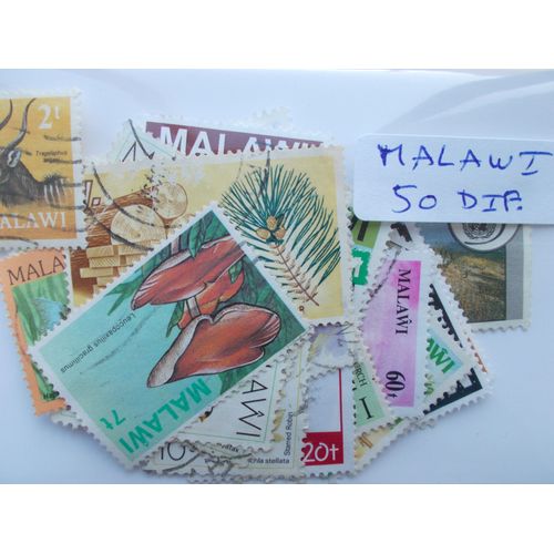 Malawi 50 Timbres Différents