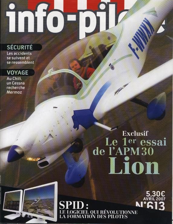 Info pilote N 613 Le 1er essai de l APM 30 Lion Rakuten