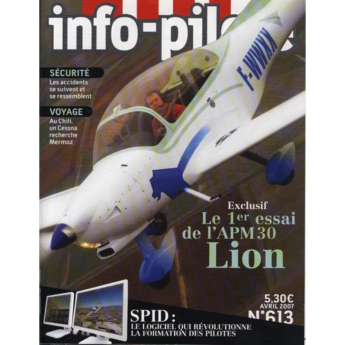 Info pilote N 613 Le 1er essai de l APM 30 Lion Rakuten