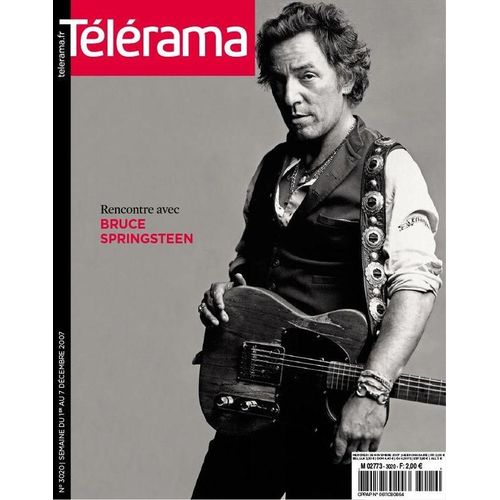 Télérama  N° 3020 : Rencontre Avec Bruce Springsteen - France Télévision - Salon Du Livre De La Jeunesse - Drame Du Darfour + Suppléement Spécial Cadeaux